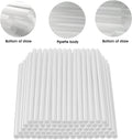 Pack of 50 Disposable Bubble Tea Straws — Clear Wide Boba Straws