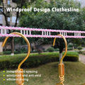 Windproof Clothesline Rope – Widened Anti-Skid Clothes Drying Line