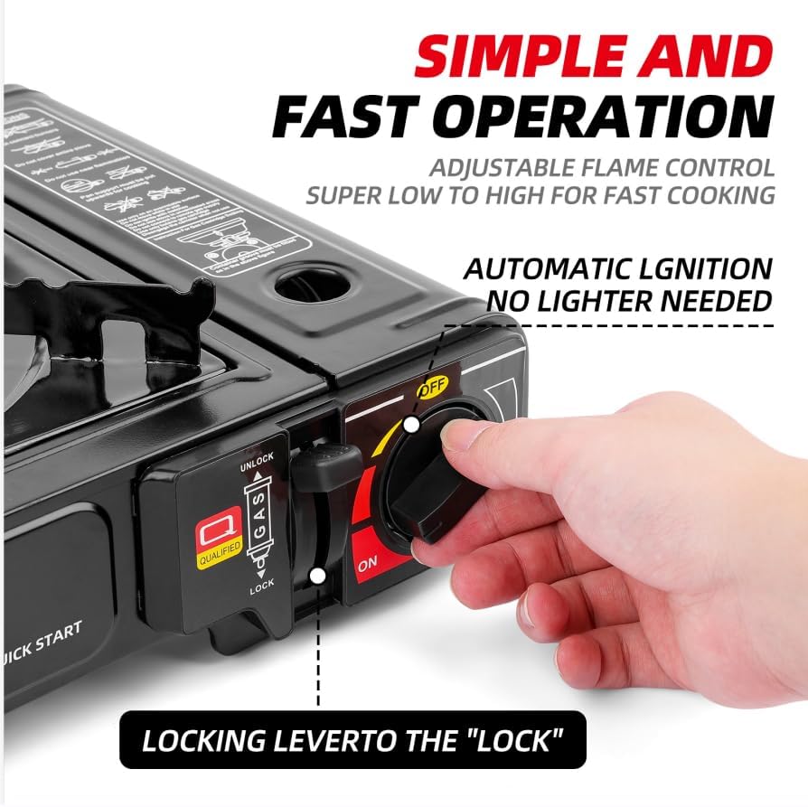 Portable Butane Outdoor Cooking Gas Stove