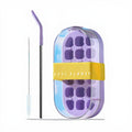 Random Colour - 2 in 1 Ice Cube Bottle Tray - 800ml 18 Cubes Vertical Ice Maker Cup for Freezer