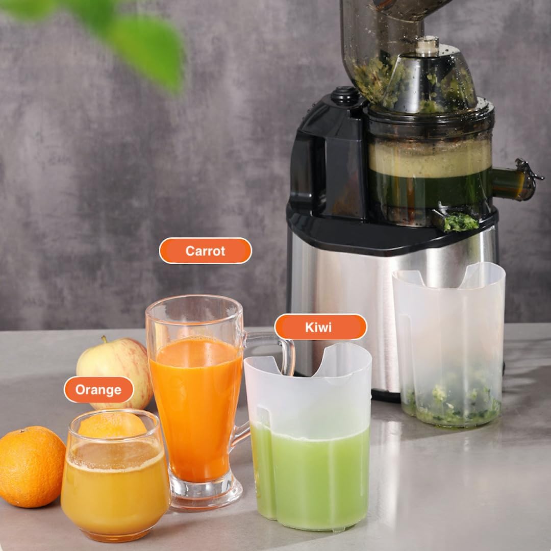 Juice Extractor 3-in-1 Slow Juicer Cold Press Juicer Machine Techmanistan