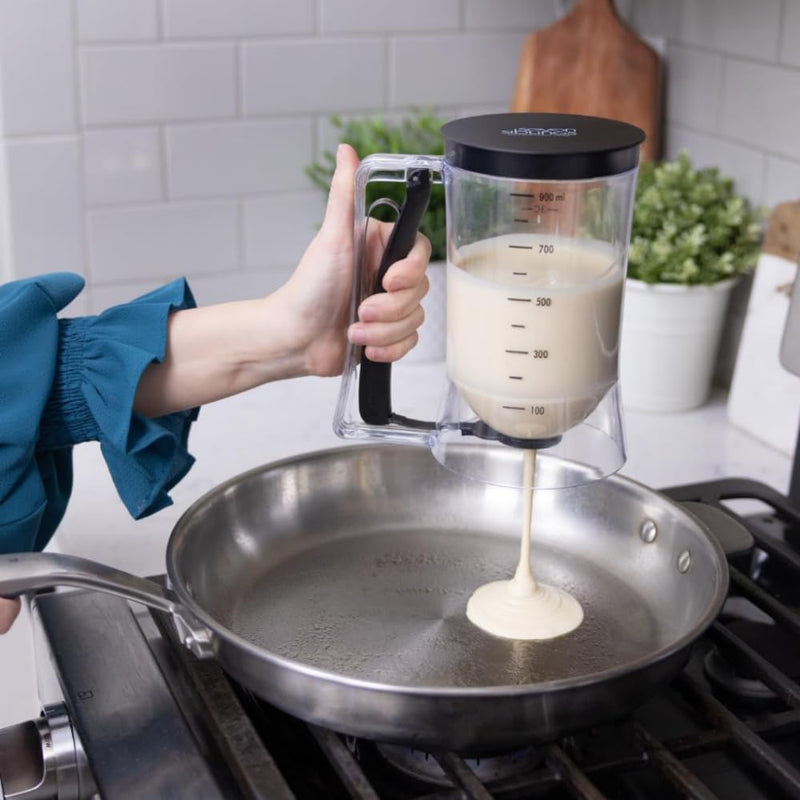 900ml Pancake Batter Dispenser with Squeeze Handle