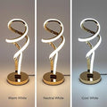 LED Spiral Table Lamp, Multi Mode Table Lamp