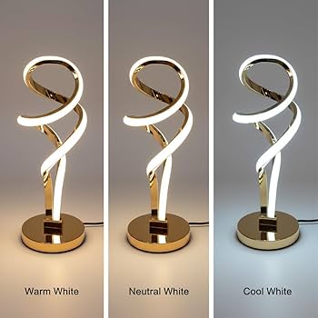 LED Spiral Table Lamp, Multi Mode Table Lamp