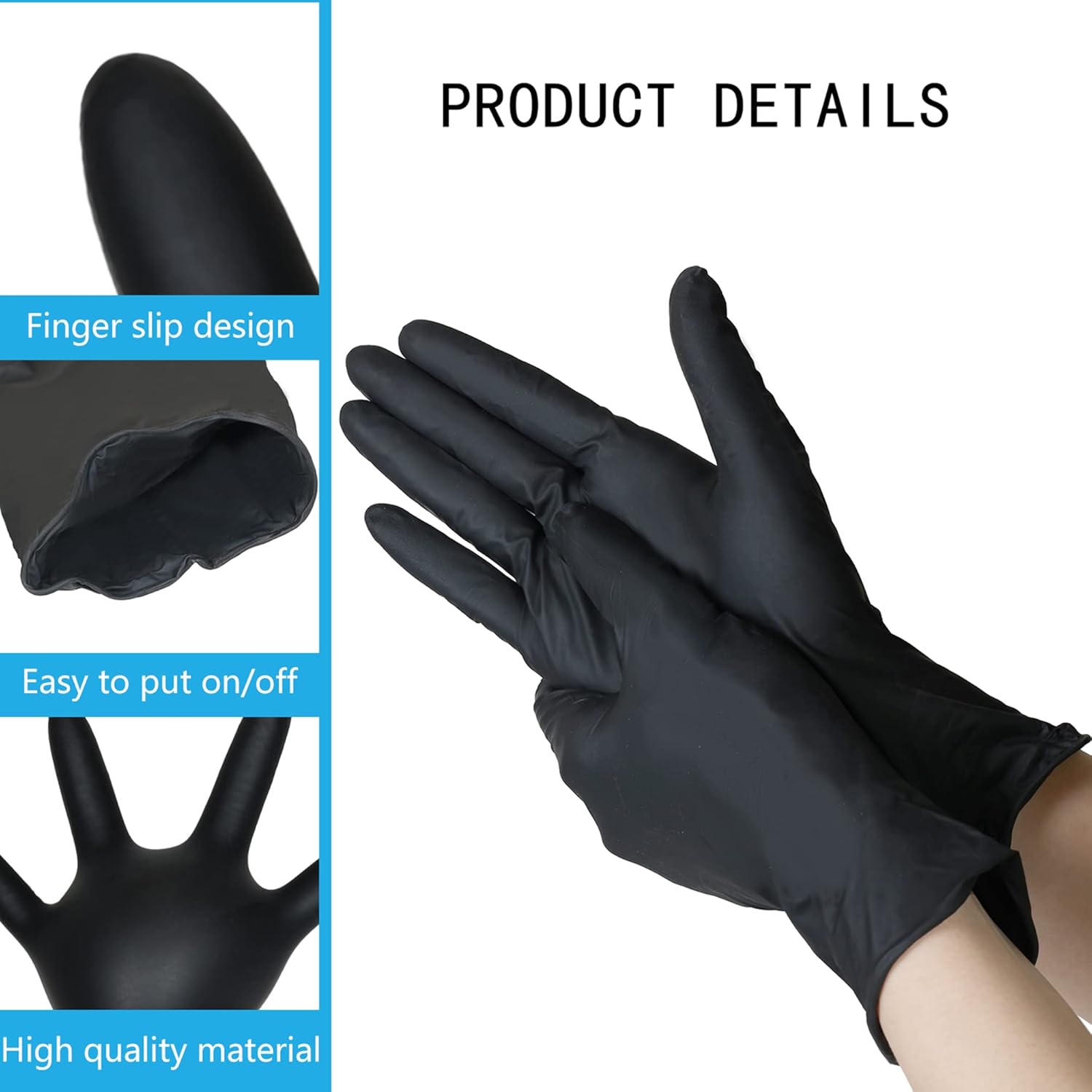 Pack of 100 - Vinyl Disposable Gloves Techmanistan