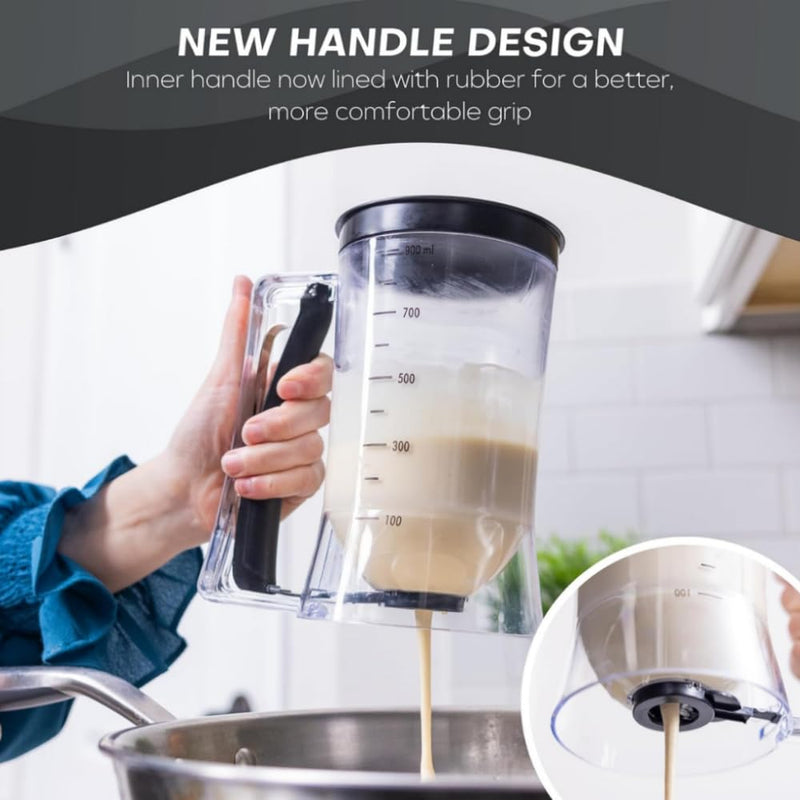 900ml Pancake Batter Dispenser with Squeeze Handle