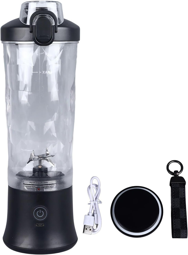 800ml Capacity Cordless Stainless Steel Blender with 6 Ultra Sharp Blades