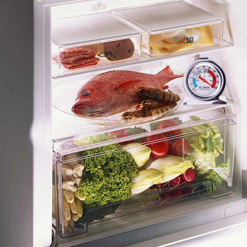 Refrigerator Thermometer with Hook and Panel Base Hang