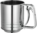 Double Screen Stainless Steel Flour Sifter Cup