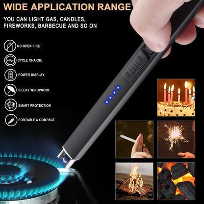 USB Rechargeable Flameless Arc Lighter Techmanistan