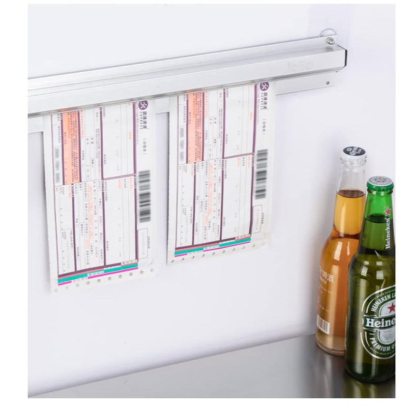 Wall Mounted Hanging Ticket Holder for Restaurant | Slide Check Rack