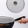 Fine Mesh Splatter Screen with Fold-Flat Knob – 29cm Stainless Steel Oil Splash Guard