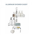 Hanging Shower Caddy Shelf with Soap Dish & Hooks