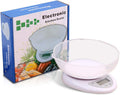 Electronic Kitchen Scale with Removable Bowl, 5 kg