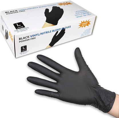 Pack of 100 - Vinyl Disposable Gloves Techmanistan