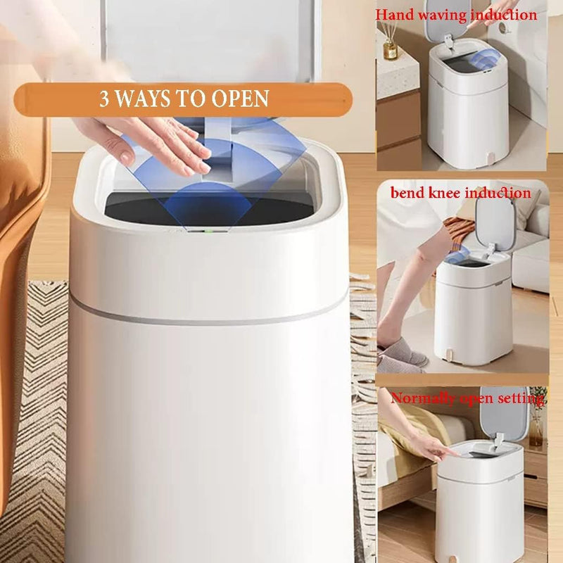 Automatic Motion-Sensor Dustbin with Slow Descent & One-Touch Operation – 5L