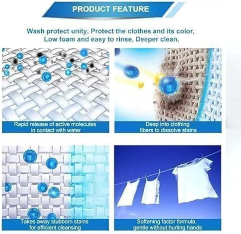 5in1 Laundry Washing Machine Pods Packet - 10 Pcs in one Pack