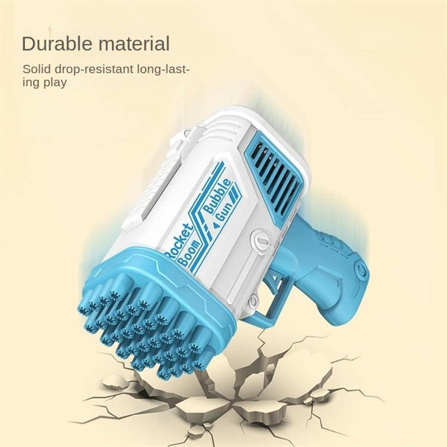 32 Holes Bubble Gun, Bubble Machine for Kids