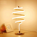 LED Spiral Table Lamp, Multi Mode Table Lamp