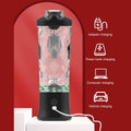 800ml Capacity Cordless Stainless Steel Blender with 6 Ultra Sharp Blades