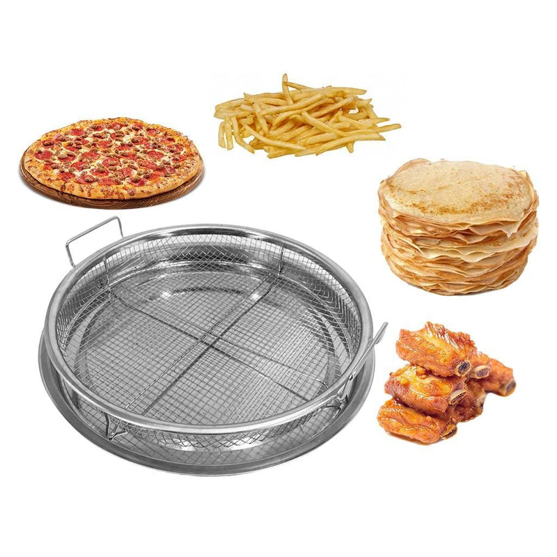 Premium Non-Stick Air Fryer Baking Tray with Mesh Basket