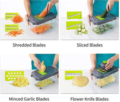 22in1 Nicer Dicer, Multifunction Vegetable Cutter Techmanistan