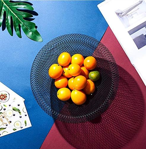 Dual Mesh Fruit Basket Nordic Round Storage Table Basket Techmanistan