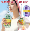 Random Colour - 2 in 1 Ice Cube Bottle Tray - 800ml 24 Cubes Vertical Ice Maker Cup for Freezer