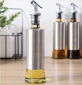 Stainless Steel Glass Oil Dispenser Bottle My Store