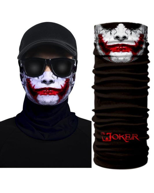 Joker Tube Shaped Face Mask Bandana, Bandana for Girls, Bandana for Men Head--Techmanistan-My Store