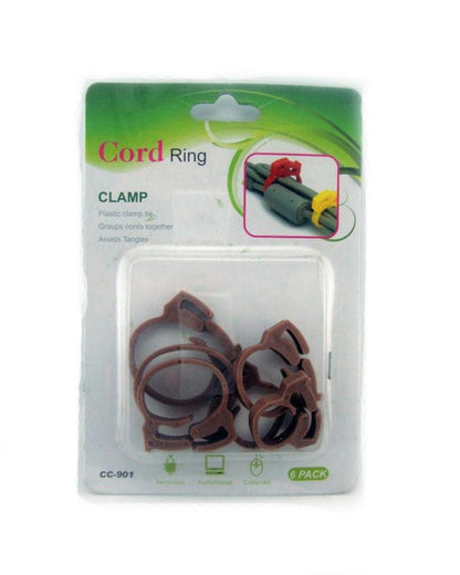 Pack of 6 - Cord Rings My Store