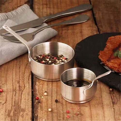 Stainless Steel Mini Saucepan Milk Pot With Handle