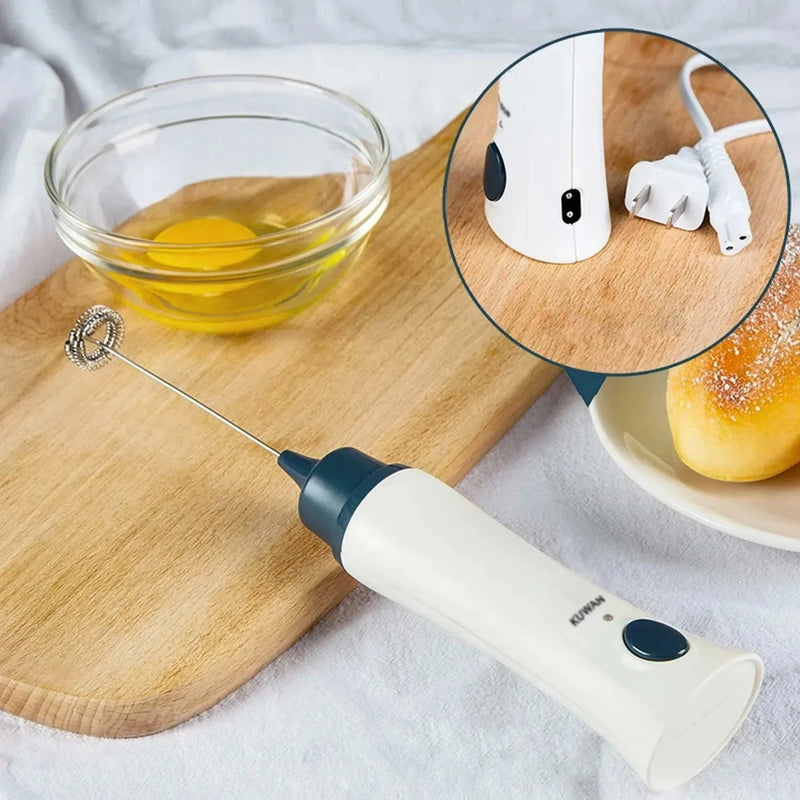 Electric Handheld Milk Frother Techmanistan