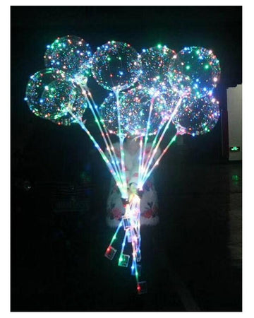 Pack Of 10 - Led Light Balloon With Led Stick