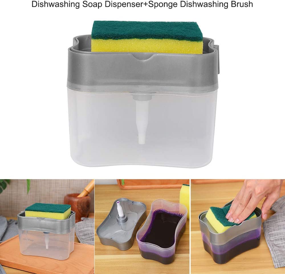 2in1 - Soap Pump Dispenser & Sponge Holder My Store