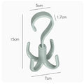 Random Color - 360° Rotating 4 Hooks Hanger, Multipurposed Hanger With 4 Claws My Store