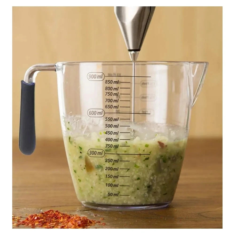Measuring Cup With Angled Grip and Spout