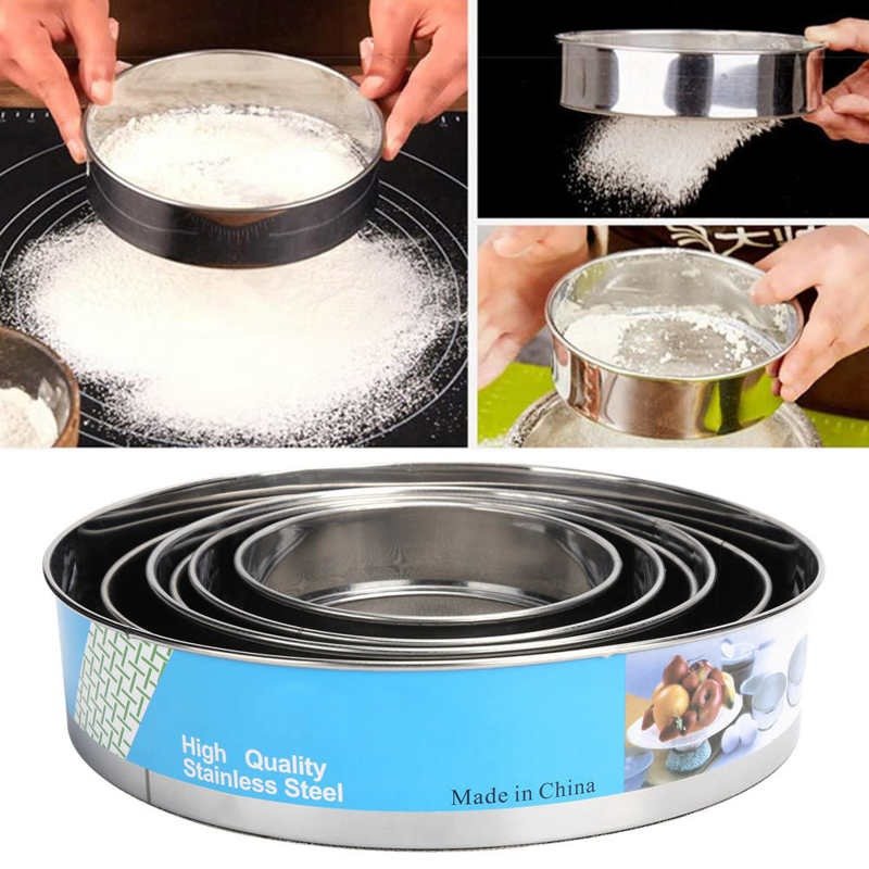 6Pcs Set Stainless Steel Flour Sifter - Techmanistan in Pakistan