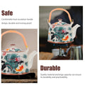 7 Pieces Ceramic Teapot & Cups Set - Random Designs - Techmanistan in Pakistan
