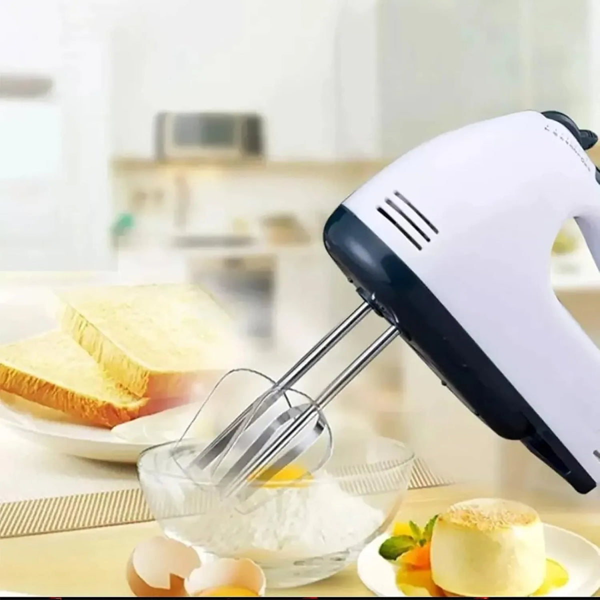 7 - Speed Electric Egg Beater - Techmanistan in Pakistan