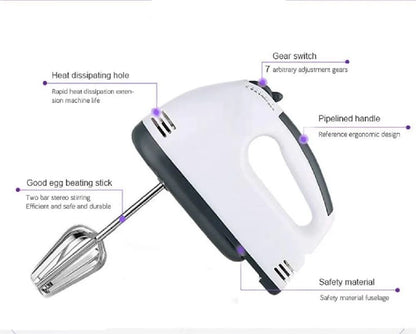 7 - Speed Electric Egg Beater - Techmanistan in Pakistan
