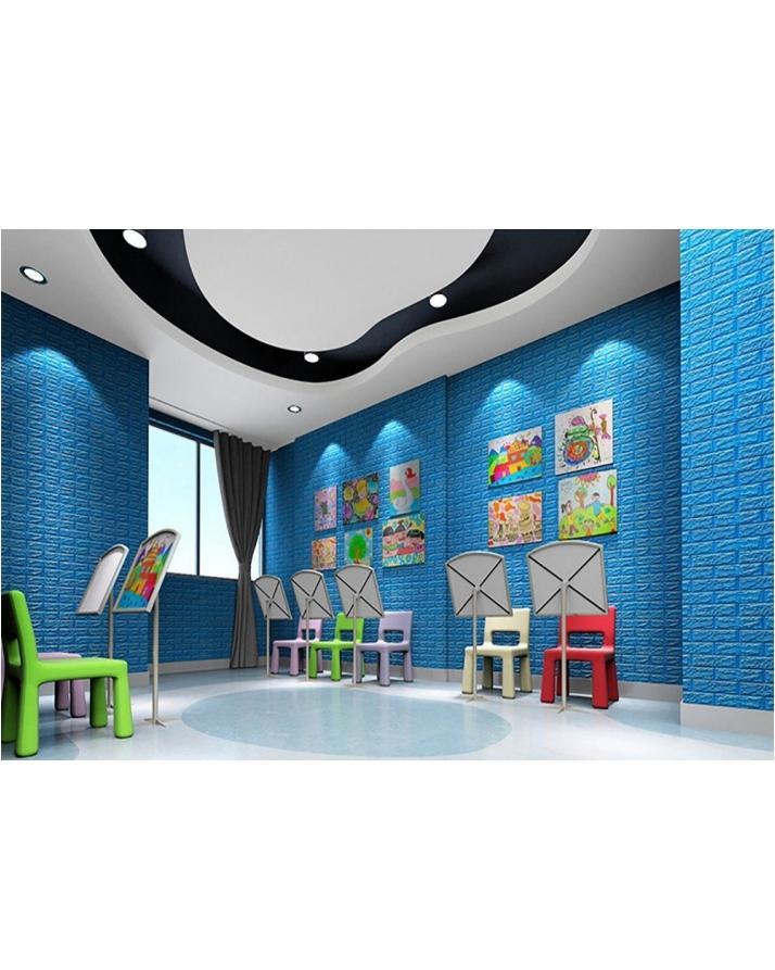 Pack of 4 - 3D Brick Wall Stickers Techmanistan