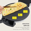 1100W Electric Roti Maker, 10" Surface Tortilla Press