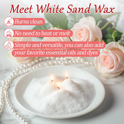 1Kg Sand Wax With Wicks