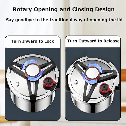 5.5 Liters Stainless Steel Pressure Cooker