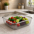 Stainless Steel Drainage Strainer Storage Basket Colander