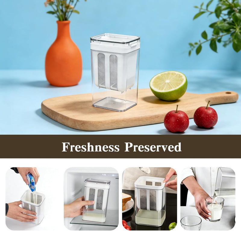 Fine Mesh Stainless Steel Yogurt Strainer with Lid