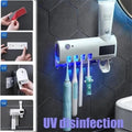 Tooth Brush Sterilizer Cleaner Smart Toothpaste Dispenser