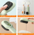 Random Color - Multifunctional Shoe Brush With Soap Dispenser