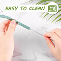 Set of 4 - Random Color Glass Straws with Cleaning Brush